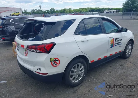 2022 Chevrolet Equinox Fwd Ls из США, поврежденный, VIN 3GNAXHEV8NS220156